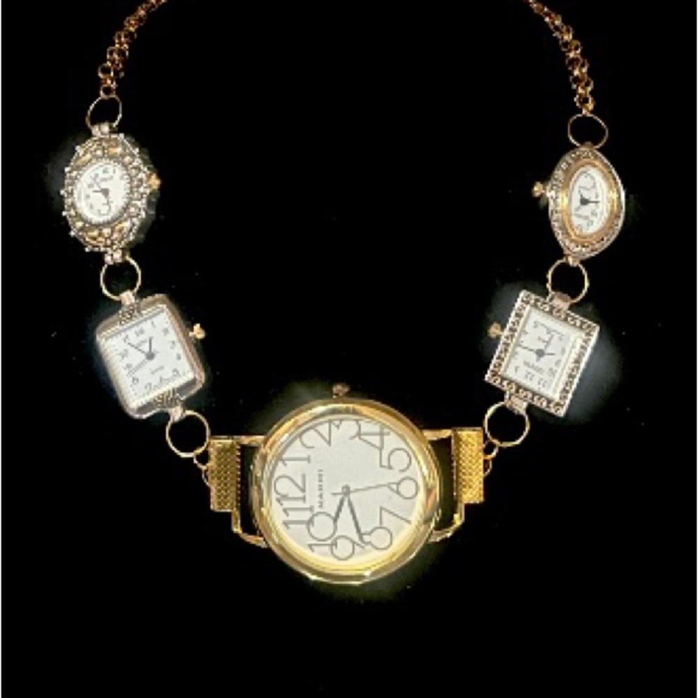 Handmade Watch choker necklace